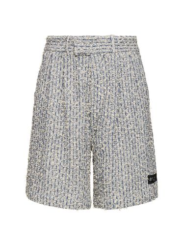 Cotton Blend Bouclé Tweed Shorts - AMIRI - Modalova