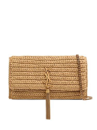 Kate 99 Raffia Bag W/ Tassel - SAINT LAURENT - Modalova