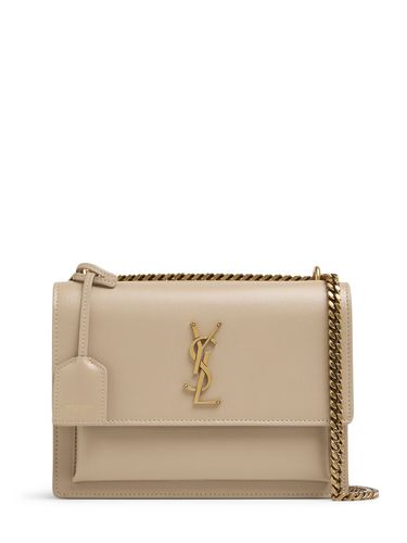 Medium Sunset Leather Shoulder Bag - SAINT LAURENT - Modalova