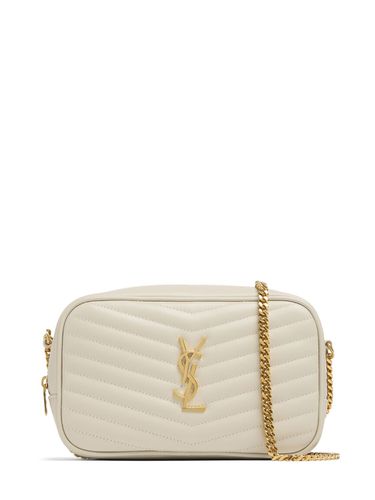 Mini Lou Leather Shoulder Bag - SAINT LAURENT - Modalova