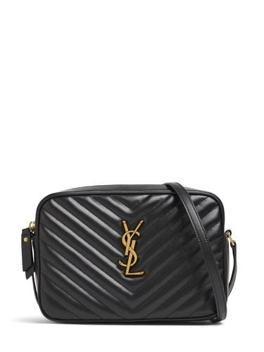 Medium Lou Leather Camera Bag - SAINT LAURENT - Modalova