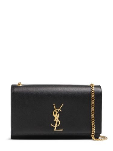 Bolso Mediano Kate De Piel De Grano - SAINT LAURENT - Modalova