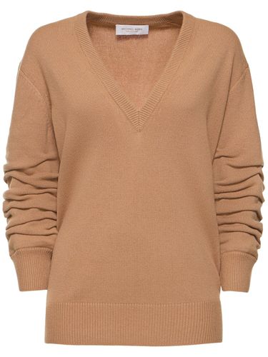 Cashmere V Neck Sweater - MICHAEL KORS COLLECTION - Modalova