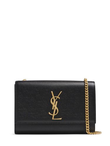 Small Kate Leather Shoulder Bag - SAINT LAURENT - Modalova