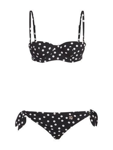 Polka Dots Bikini Set - DOLCE & GABBANA - Modalova