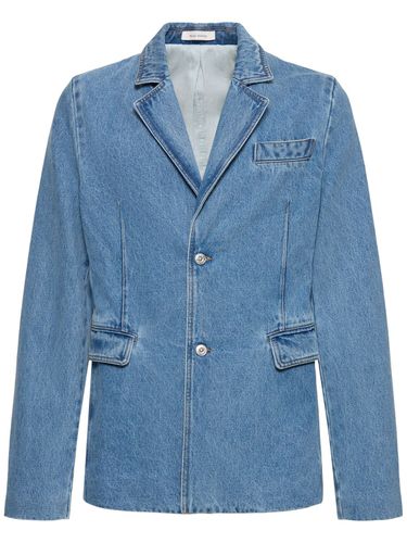 Blazer De Denim De Algodón - WALES BONNER - Modalova