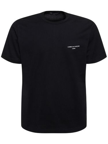 Bedrucktes T-shirt Mit Logotasche - COMME DES GARÇONS HOMME - Modalova