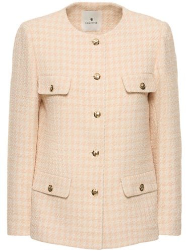 Janet Houndstooth Jacket - ANINE BING - Modalova