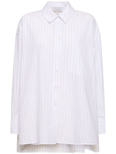 Chrissy Cotton Poplin Shirt - ANINE BING - Modalova