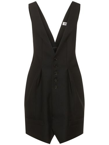 Oxford Wool Vest Mini Dress - NOIR KEI NINOMIYA - Modalova