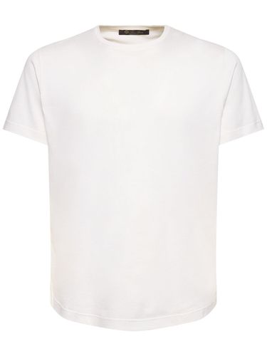 Silk & Cotton Soft Jersey T-shirt - LORO PIANA - Modalova