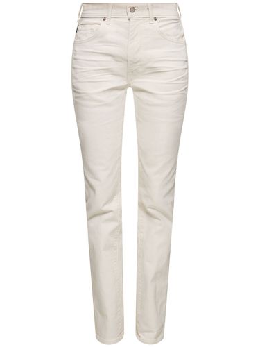 Denim & Twill Midrise Straight Jeans - TOM FORD - Modalova