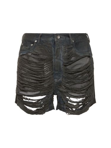 Geth Distressed Shorts - RICK OWENS DRKSHDW - Modalova