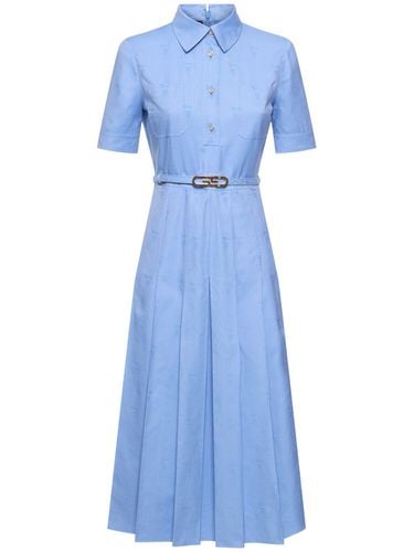 Oxford Cotton Dress - GUCCI - Modalova