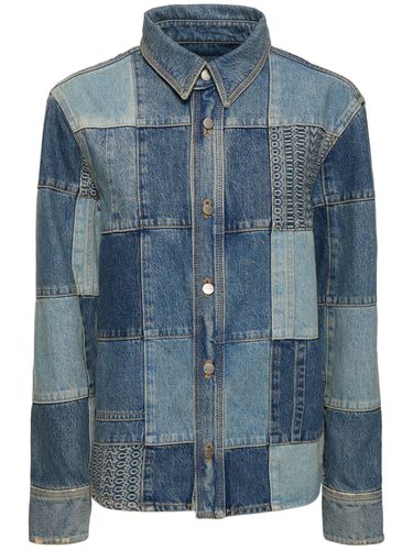 Patchwork Denim Shirt - MARC JACOBS - Modalova