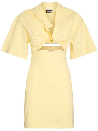 La Robe Tshirt Bahia Cotton Mini Dress - JACQUEMUS - Modalova