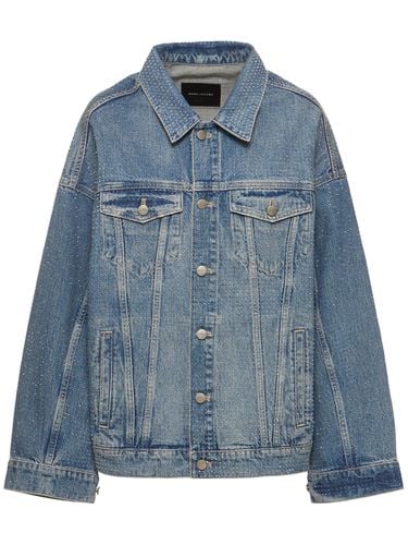 Big Trucker Crystal Denim Jacket - MARC JACOBS - Modalova