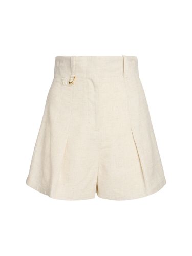 Le Short Bari Linen Blend Shorts - JACQUEMUS - Modalova