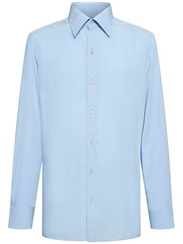 Camicia In Misto Seta - TOM FORD - Modalova