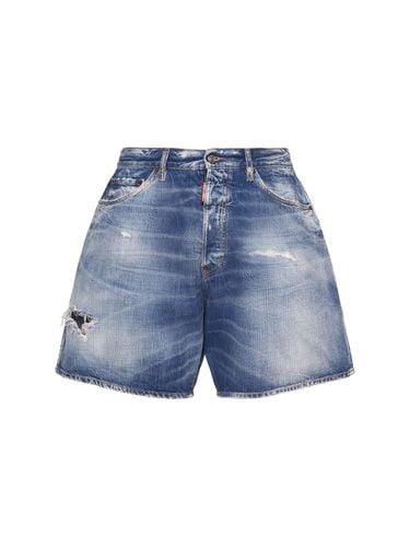 Shorts Aus Baumwolldenim - DSQUARED2 - Modalova