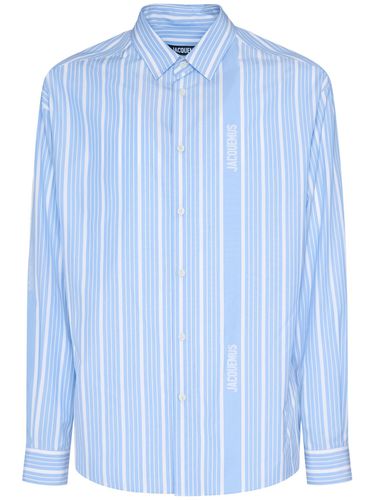 La Chemise Simon Logo Striped Shirt - JACQUEMUS - Modalova