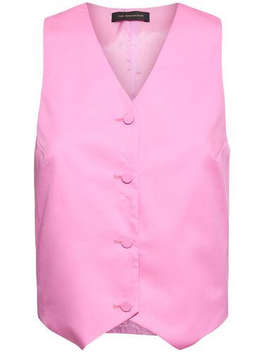 Pauline Cotton Satin Vest - THE ANDAMANE - Modalova