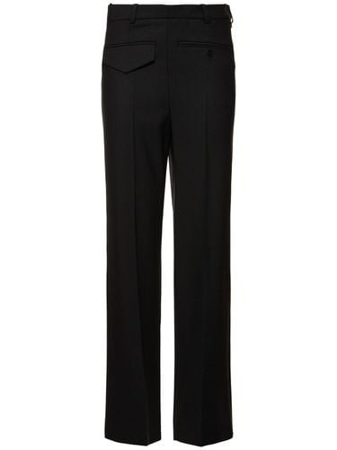 Reverse Front Wool Blend Pants - VICTORIA BECKHAM - Modalova