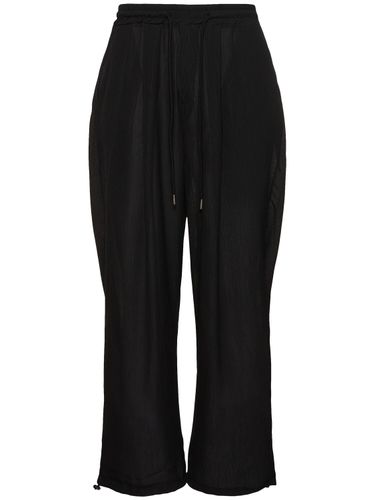 Crinckle Wide Jogging Pants - THE FRANKIE SHOP - Modalova