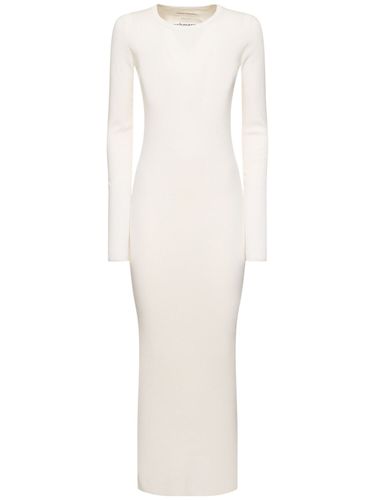 Snake Cotton & Cashmere Long Dress - EXTREME CASHMERE - Modalova