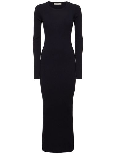 Snake Cotton & Cashmere Long Dress - EXTREME CASHMERE - Modalova