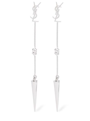 Ysl Spike Earrings - SAINT LAURENT - Modalova