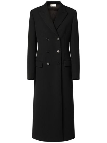 Woody Double Breast Wool Long Coat - THE ROW - Modalova