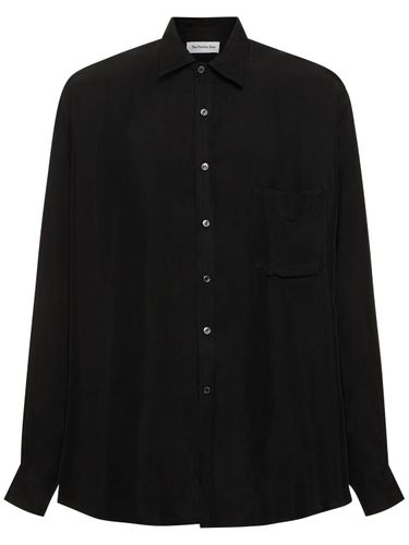 Silky Cupro Shirt - THE FRANKIE SHOP - Modalova