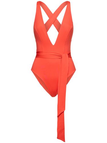 Cristel Jersey V Neck One Piece Swimsuit - MAX MARA - Modalova