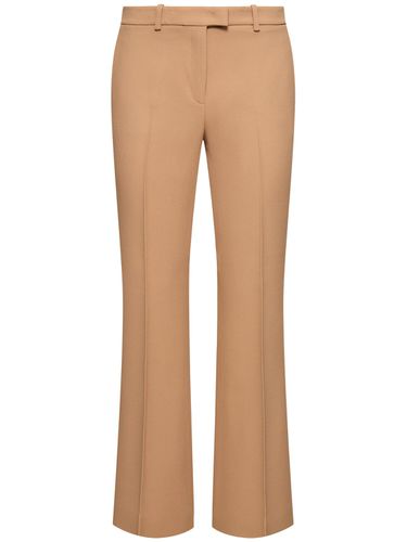 Haylee Flared Crepe Cropped Pants - MICHAEL KORS COLLECTION - Modalova