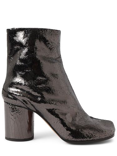 Mm Tabi Mirror Leather Ankle Boots - MAISON MARGIELA - Modalova