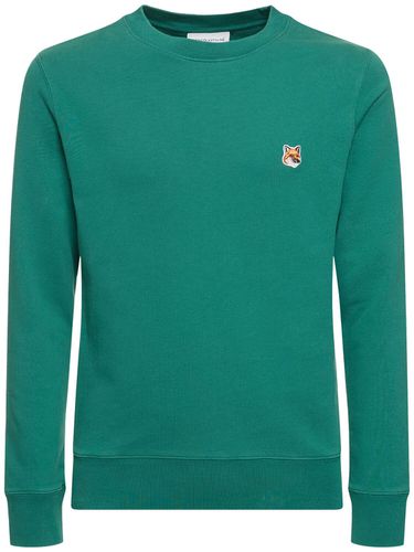 Felpa Regular Fit Con Patch - MAISON KITSUNÉ - Modalova