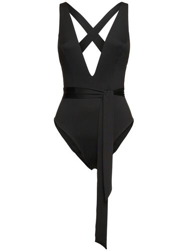 Cristel Jersey V Neck One Piece Swimsuit - MAX MARA - Modalova