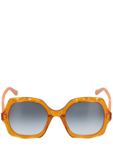 Scalloped Squared Bio-acetate Sunglasses - CHLOÉ - Modalova