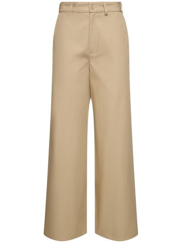 Cotton Gabardine Pants - MM6 MAISON MARGIELA - Modalova