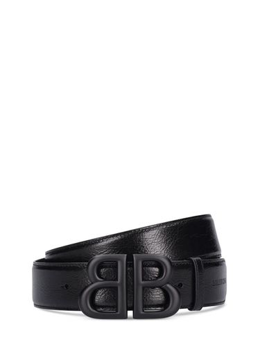 Cm Monaco Leather Belt - BALENCIAGA - Modalova