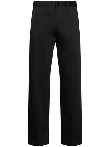 Straight Cotton Chino Pants - AMI PARIS - Modalova