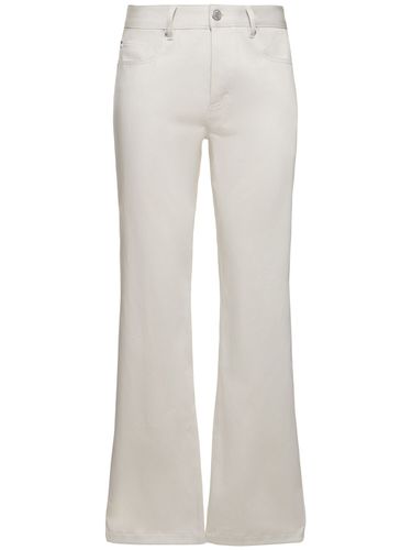 Compact Cotton Straight Pants - AMI PARIS - Modalova