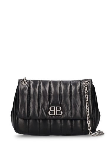 Mini Monaco Leather Shoulder Bag - BALENCIAGA - Modalova