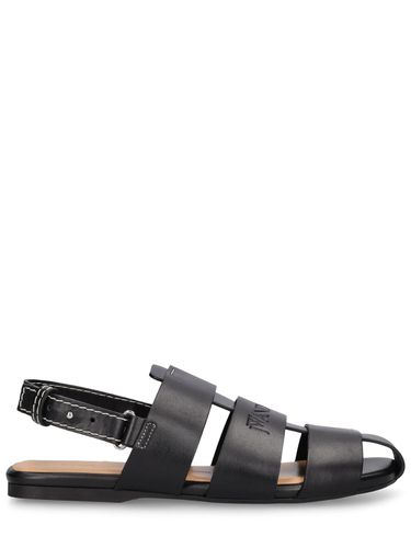 Mm Leather Fisherman Flat Sandals - JW ANDERSON - Modalova