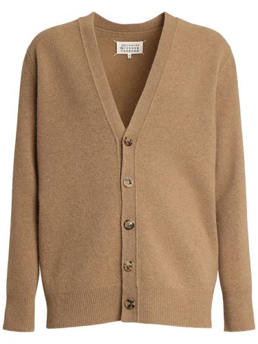 Washed Wool Cardigan - MAISON MARGIELA - Modalova