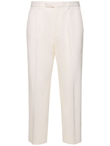 Cotton & Wool Pleated Pants - ZEGNA - Modalova