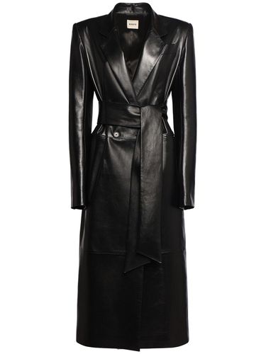 Lolo Leather Long Coat - KHAITE - Modalova