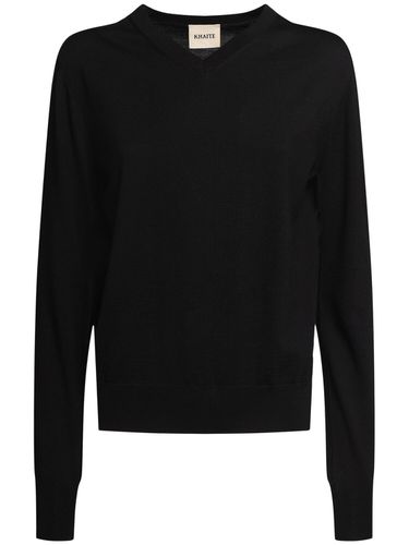 Senta Wool Blend Knitted Top - KHAITE - Modalova