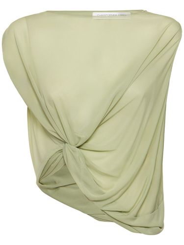 Castillo Jersey Draped Sleeveless Top - CHRISTOPHER ESBER - Modalova